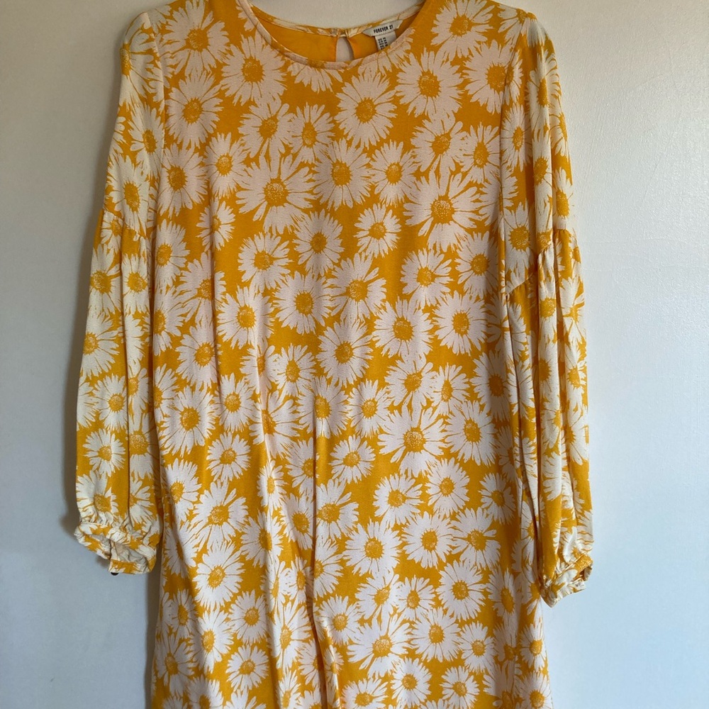Yellow Floral Dress